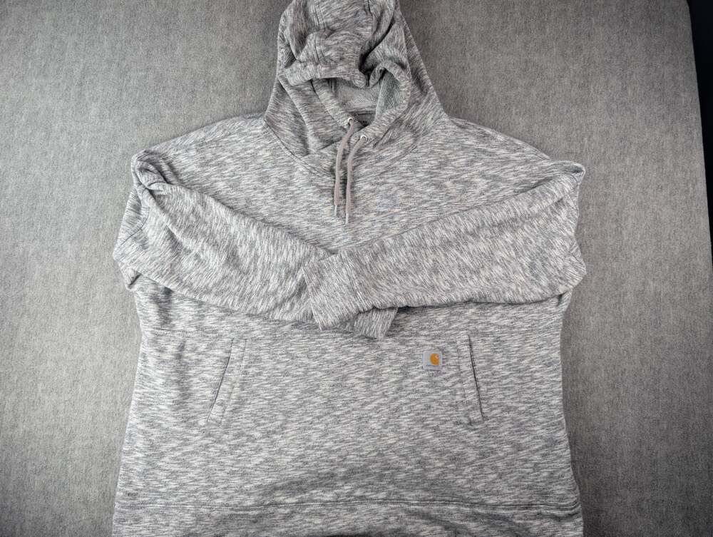 Carhartt Men's XXL Relaxed Fit Heather Gray Pullover Hoodie Workwear